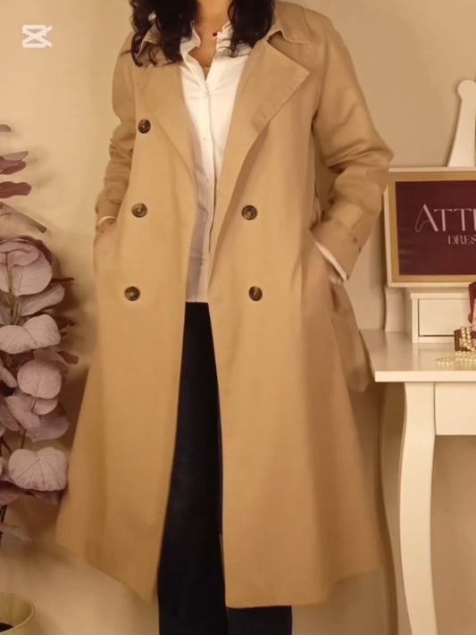 Trench in beige